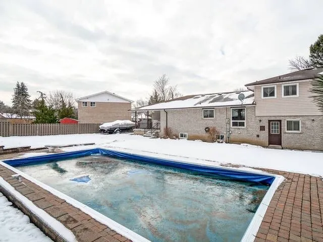 Bramalea Woods Whole-Home Renovation, Brampton, ON — before: Back Yard