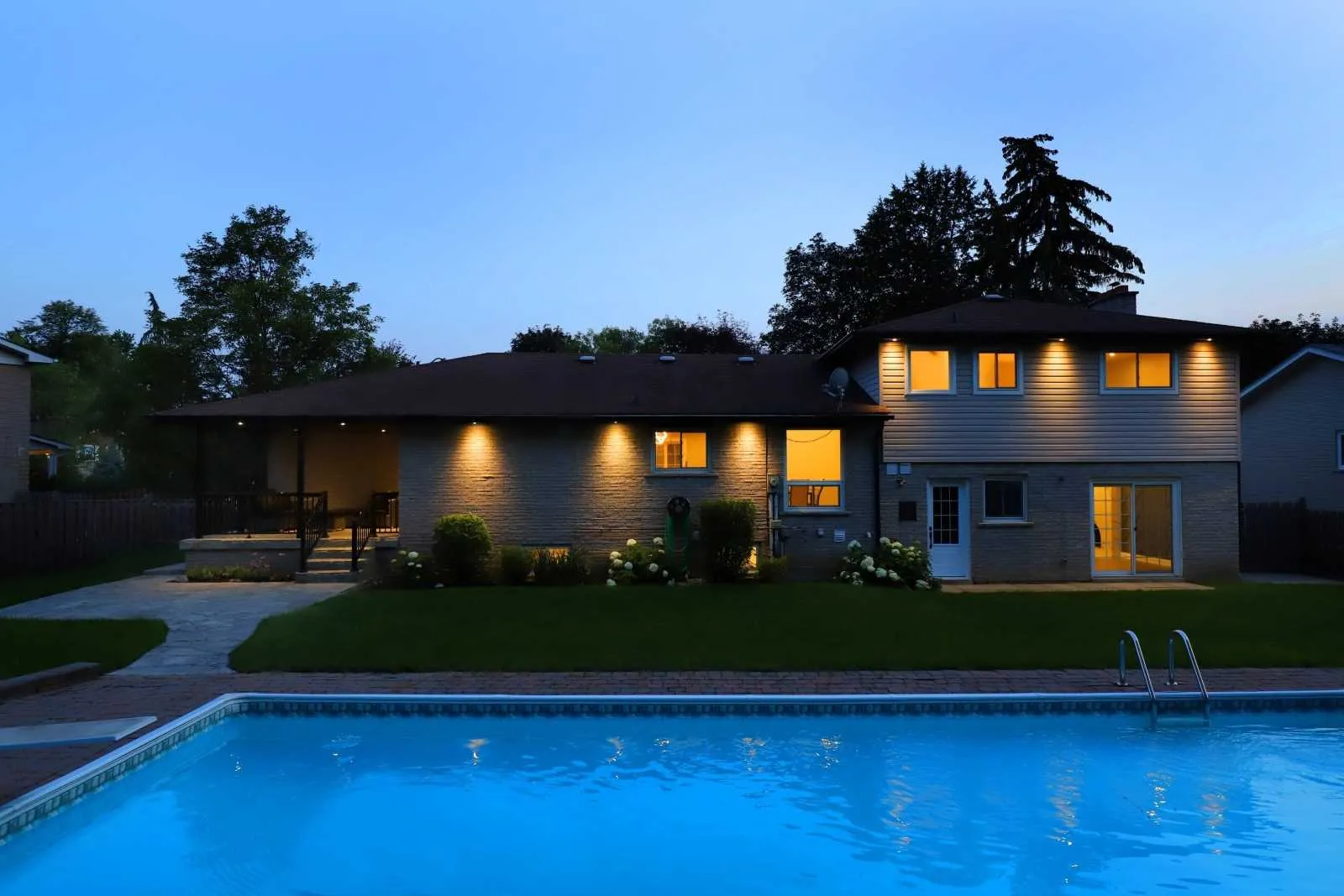 Bramalea Woods Whole-Home Renovation, Brampton, ON — after: Back Yard