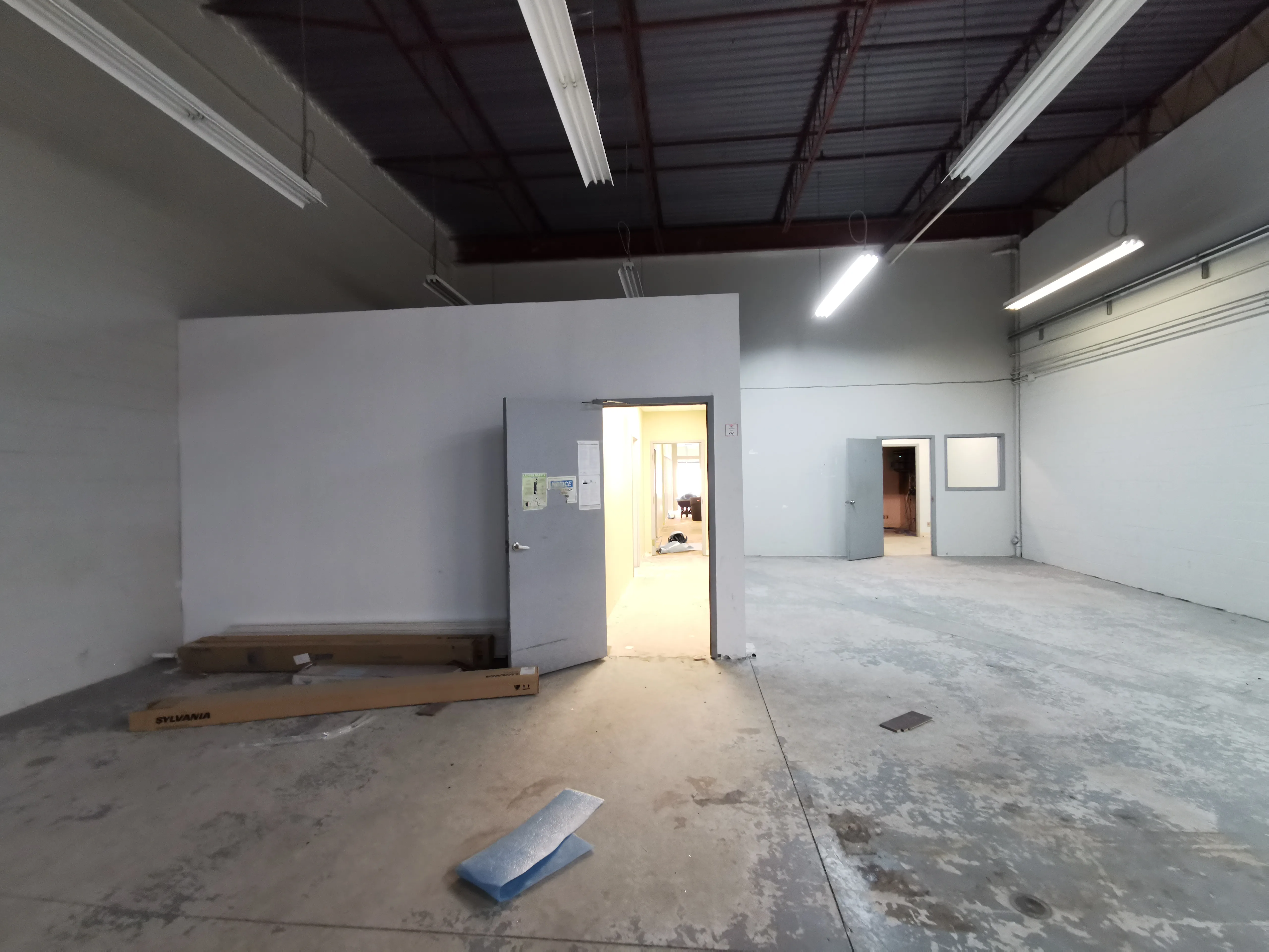 Commercial Retail Showroom, Mississauga, ON — before: Back