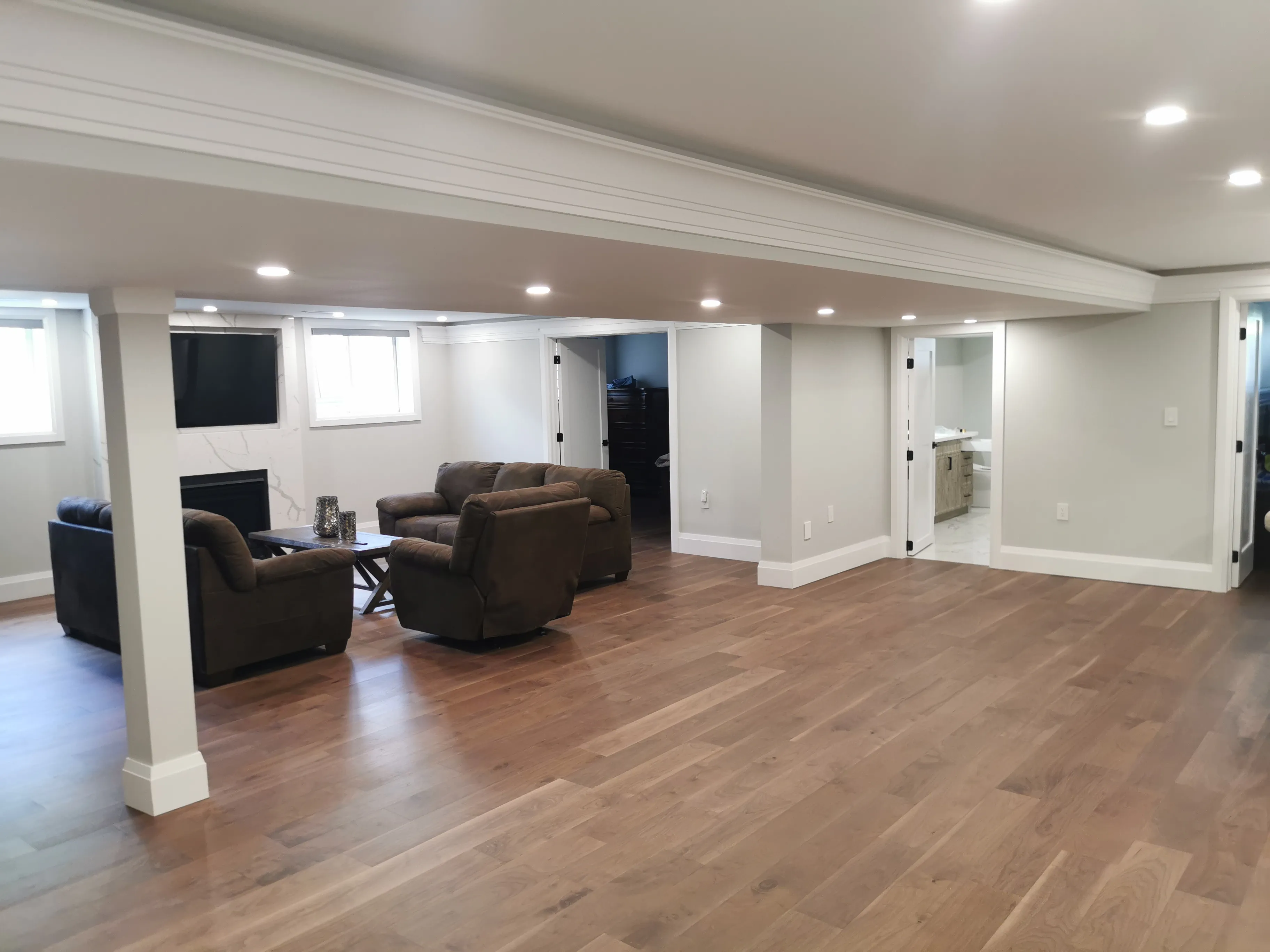 Acton Custom Estate Home, Acton, ON — in progress: Basement 7