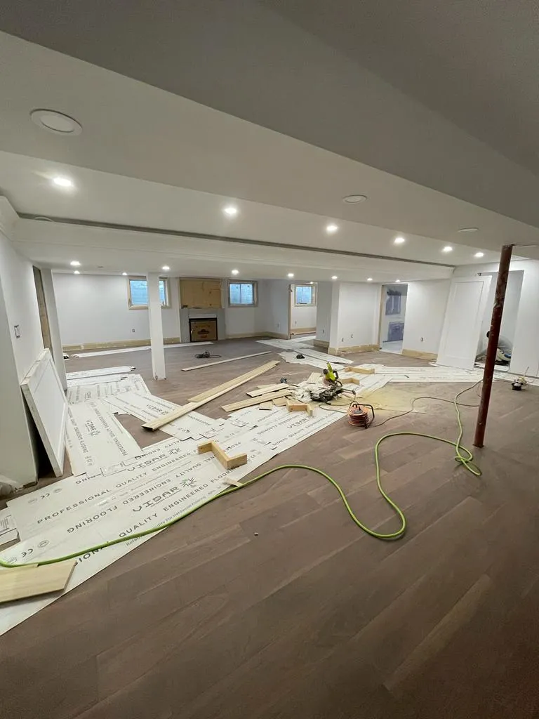 Acton Custom Estate Home, Acton, ON — in progress: Basement 3