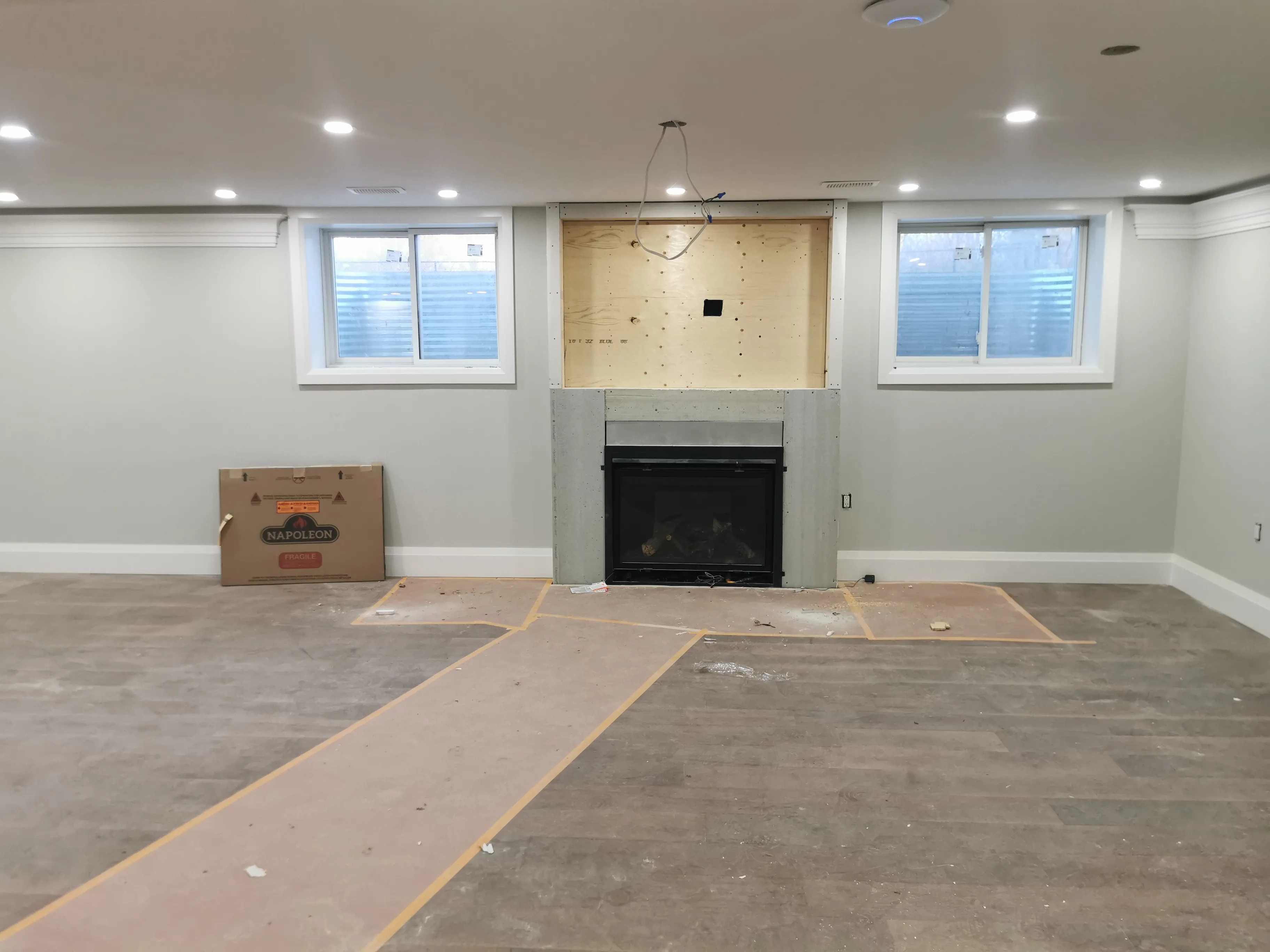 Acton Custom Estate Home, Acton, ON — in progress: Basement 4