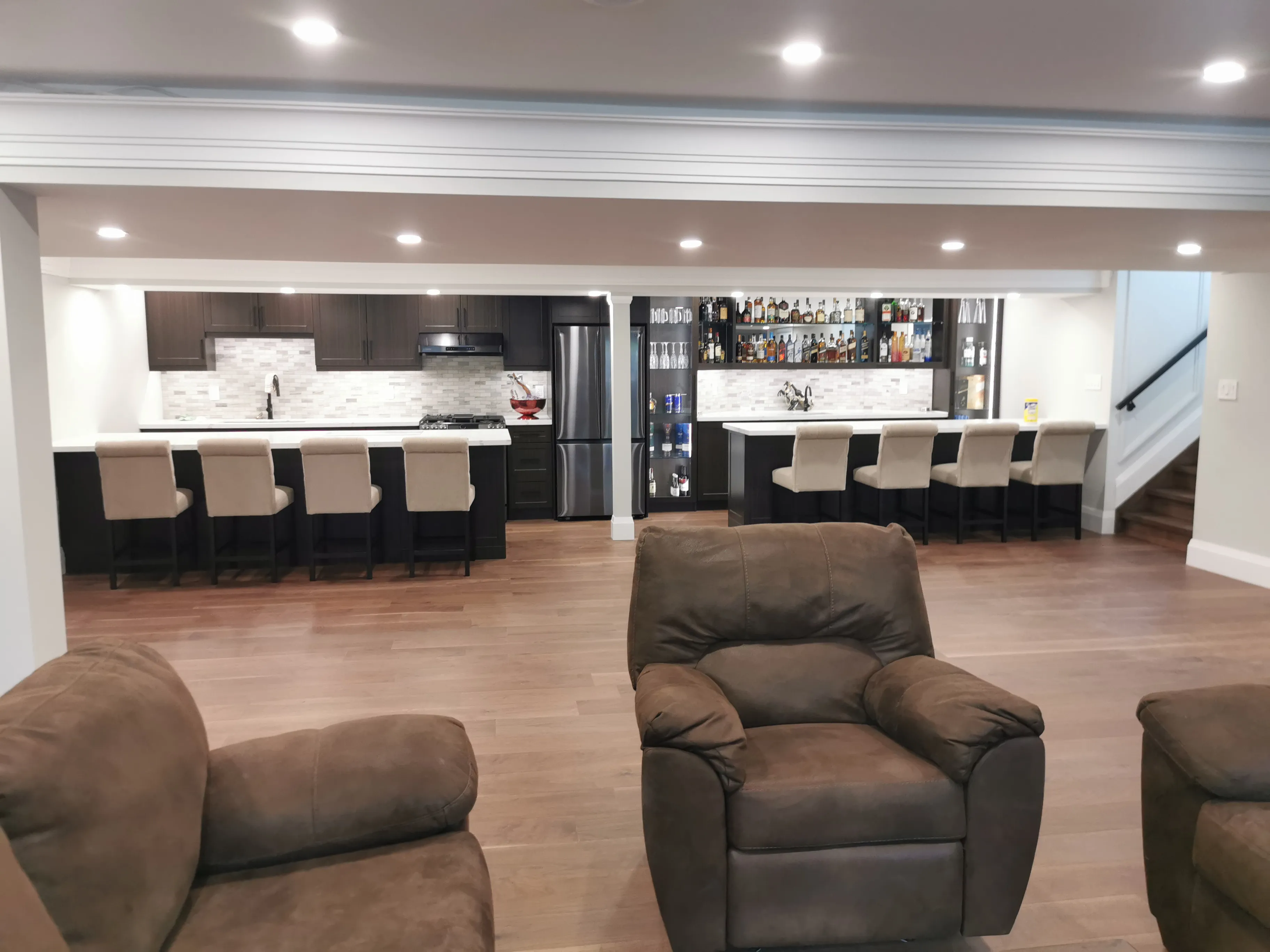 Acton Custom Estate Home, Acton, ON — in progress: Basement 9
