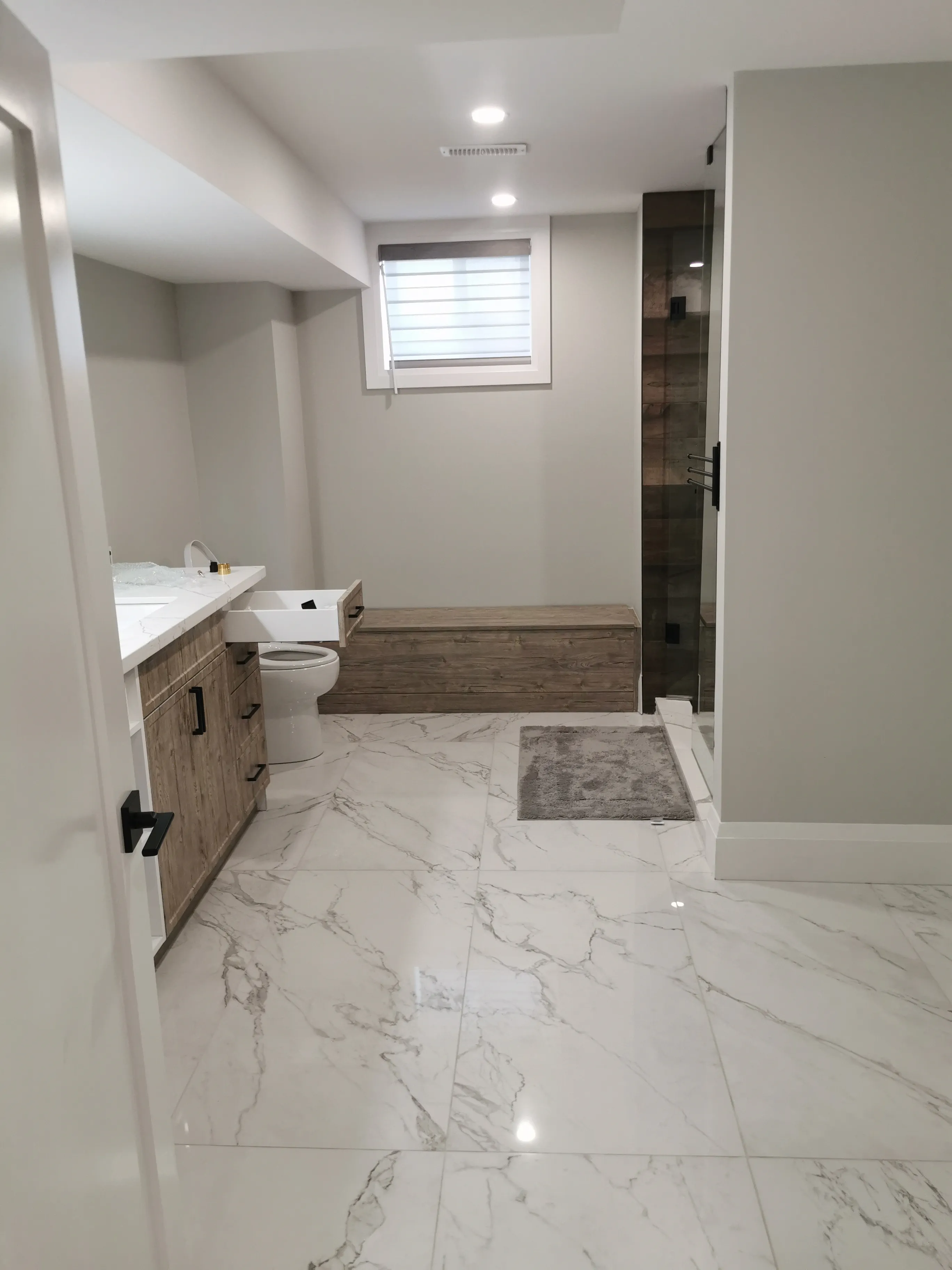 Acton Custom Estate Home, Acton, ON — in progress: Basement Bathroom 9