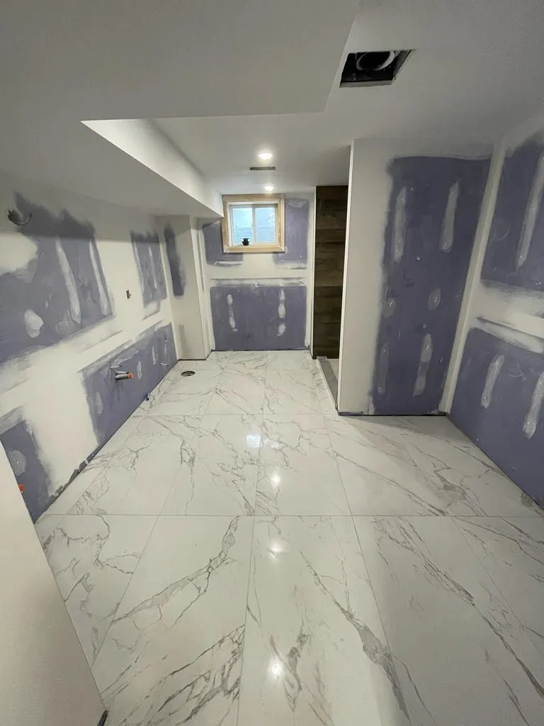 Acton Custom Estate Home, Acton, ON — in progress: Basement Bathroom 4