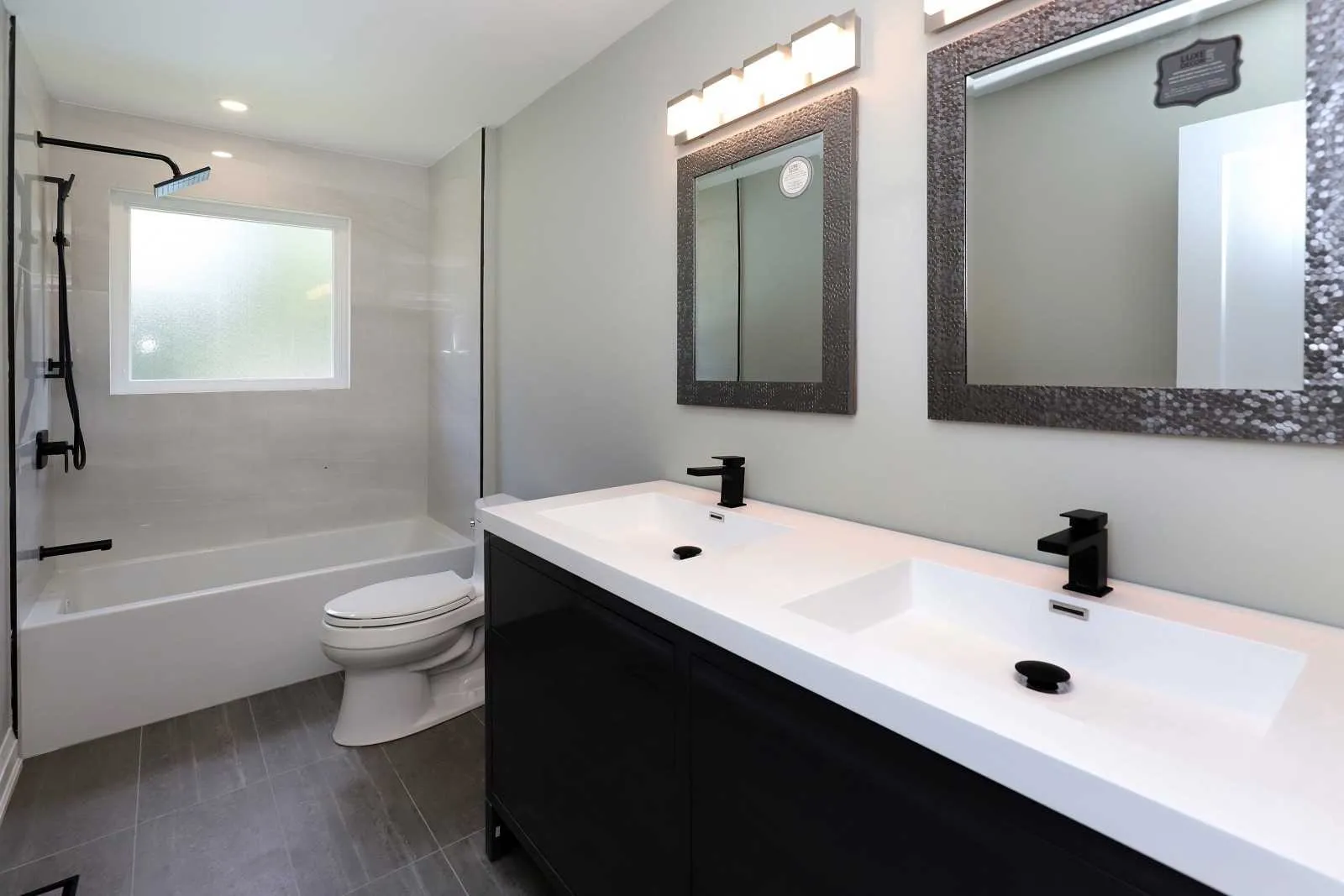 Bramalea Woods Whole-Home Renovation, Brampton, ON — after: Bathroom 1