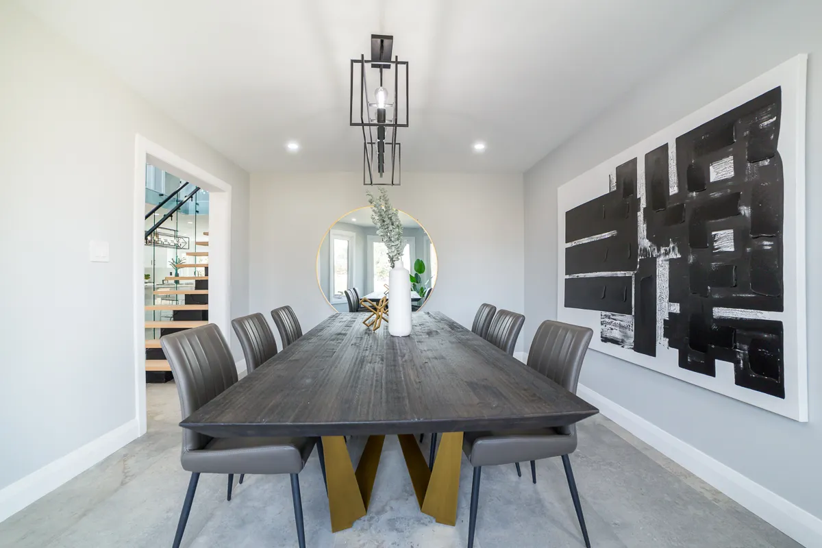 West 5th Whole-Home Renovation, Hamilton Mountain — after: Dining