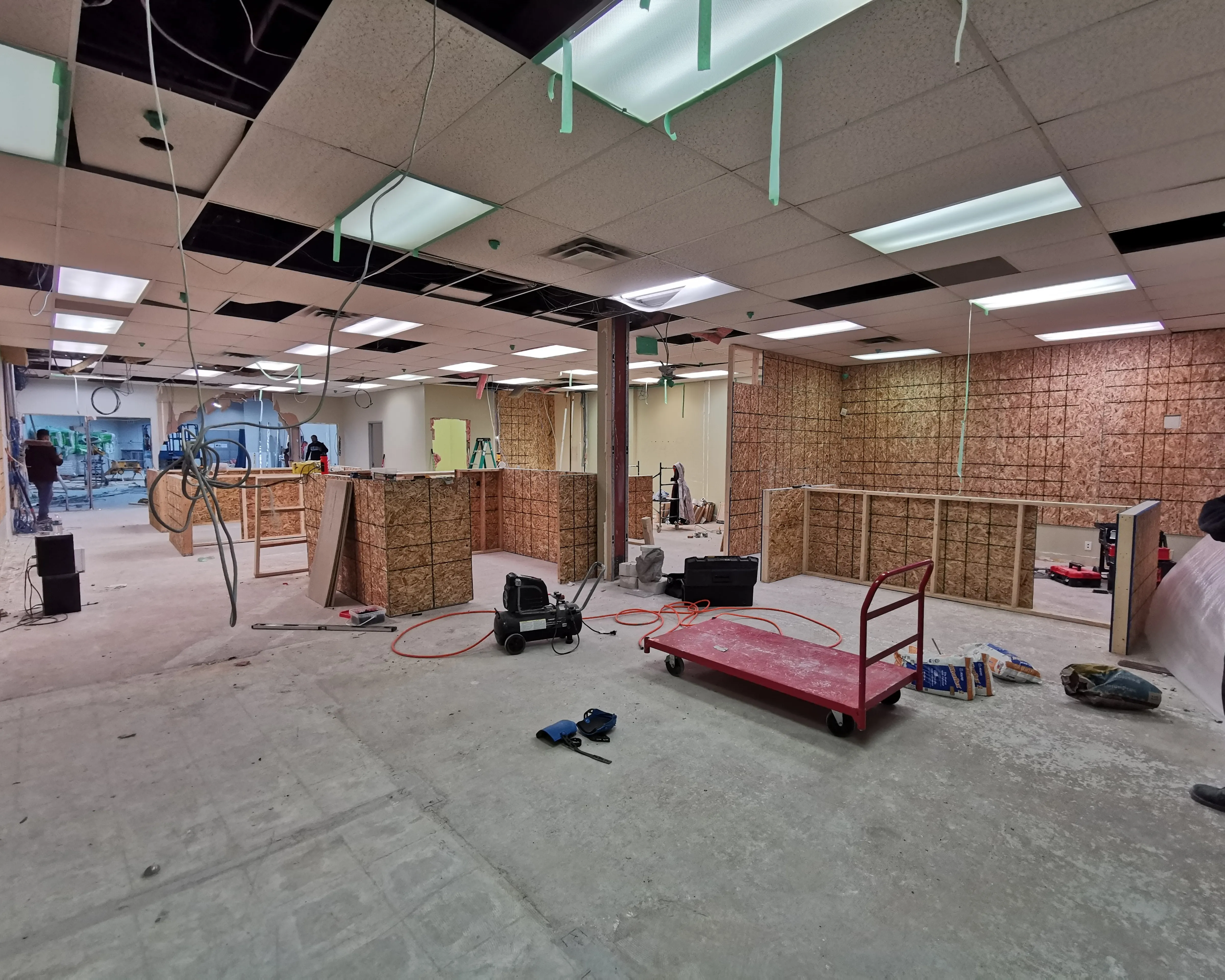 Commercial Retail Showroom, Mississauga, ON — before: Front Door 2