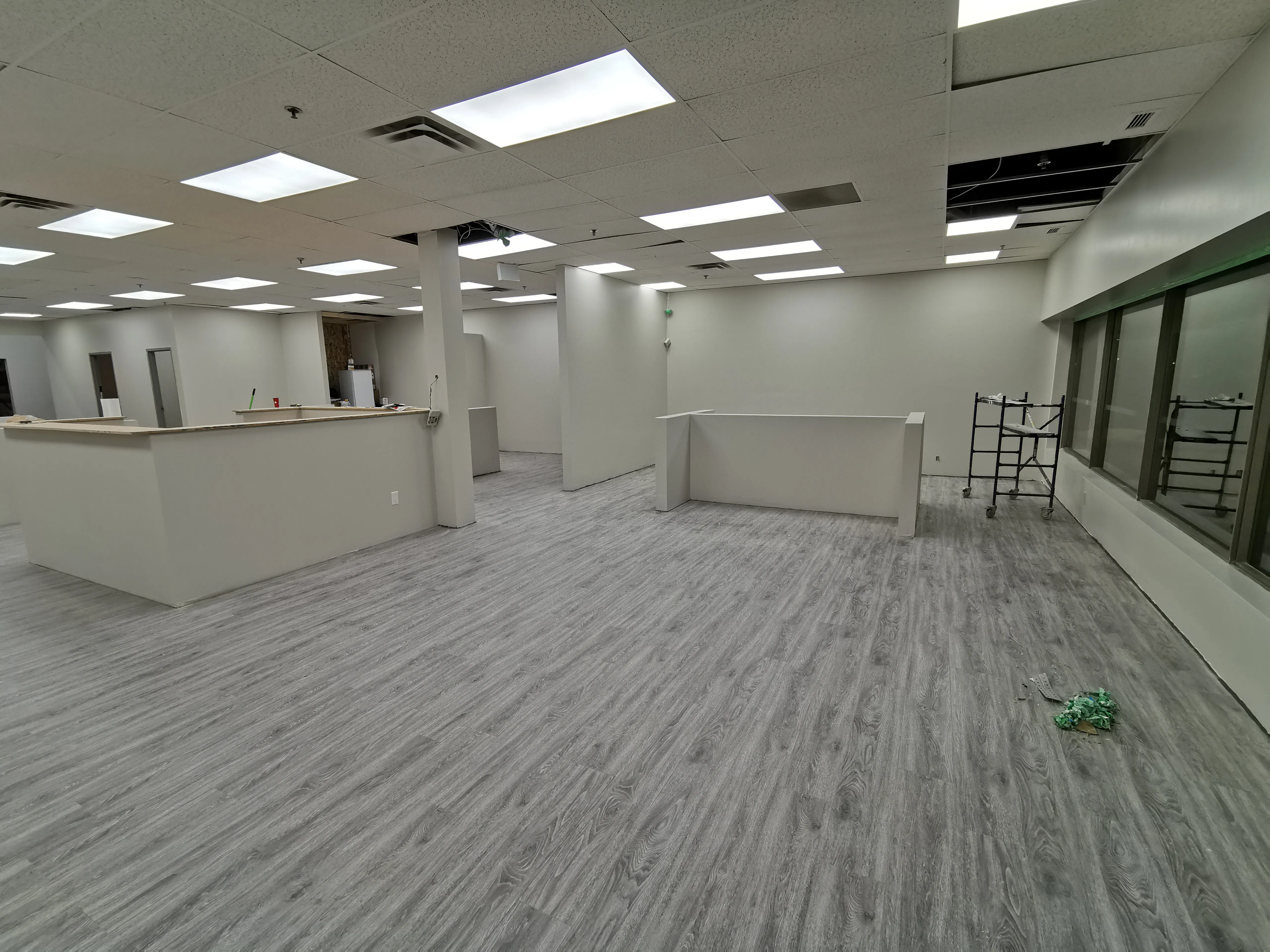 Commercial Retail Showroom, Mississauga, ON — after: Front Door