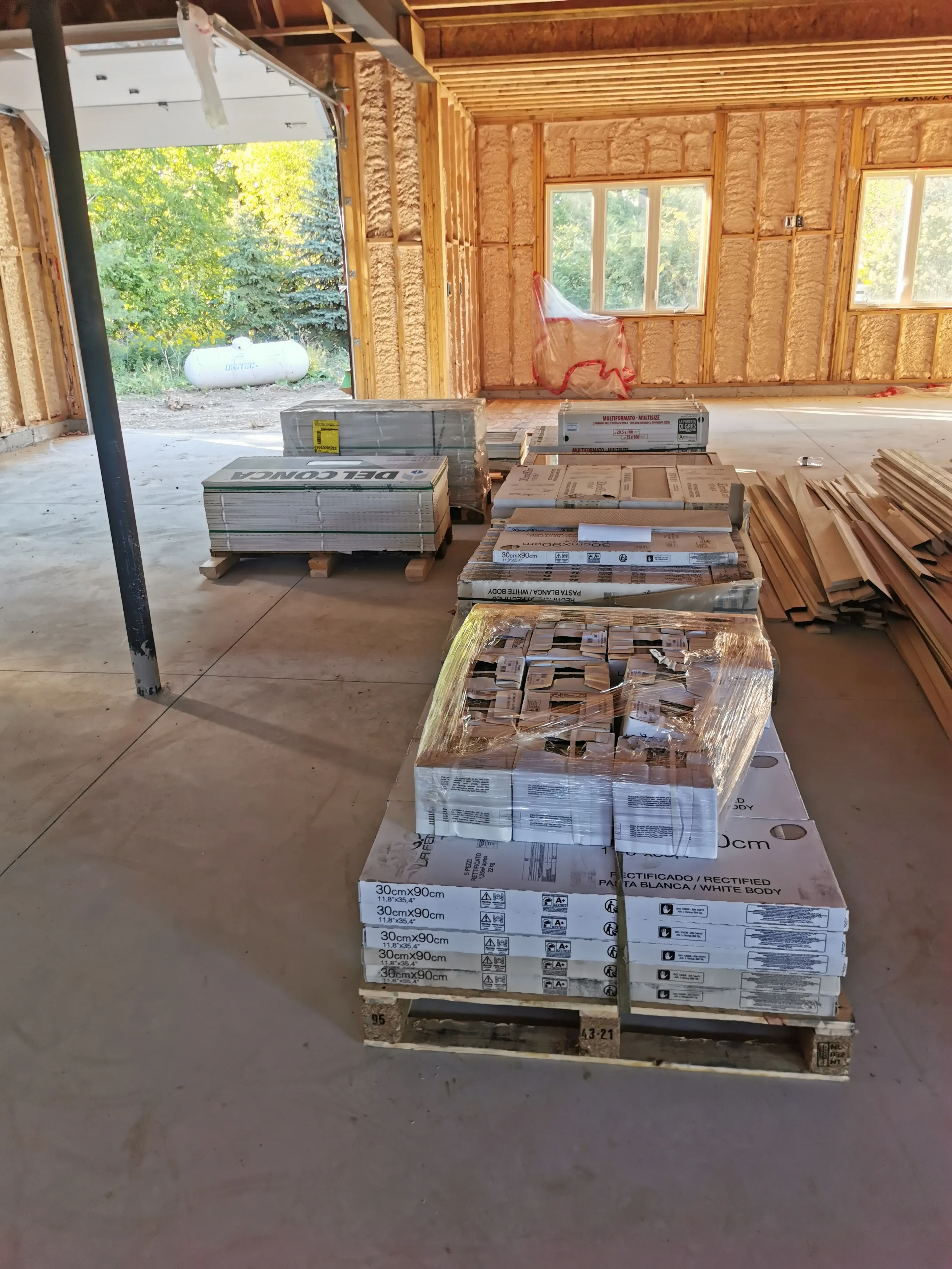 Acton Custom Estate Home, Acton, ON — in progress: Garage 2