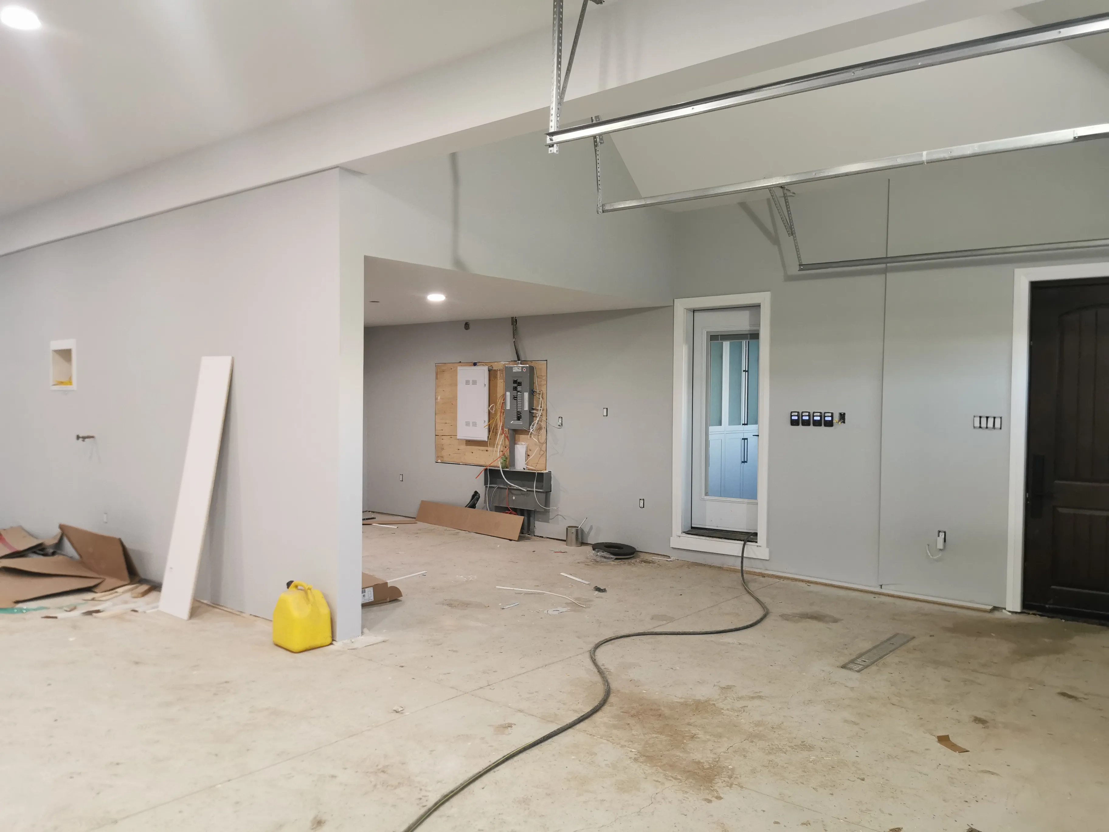 Acton Custom Estate Home, Acton, ON — in progress: Garage 4