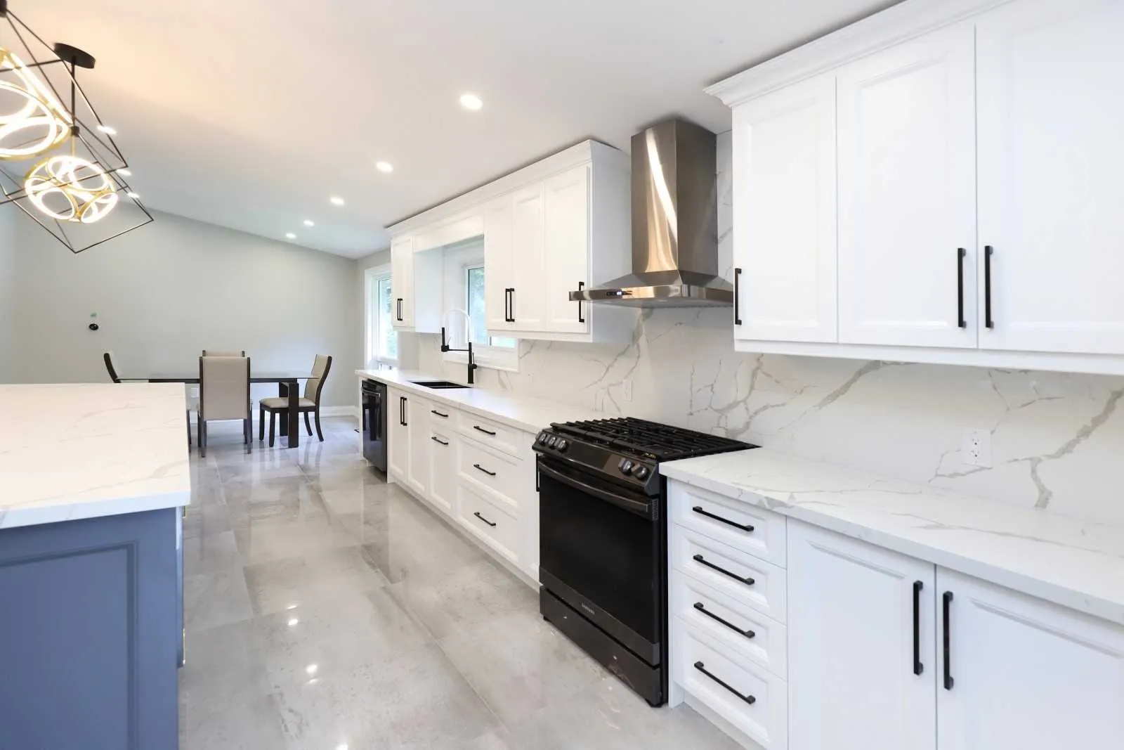 Bramalea Woods Whole-Home Renovation, Brampton, ON — after: Kitchen 2