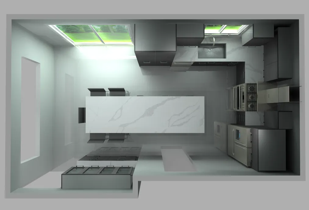 Design Renderings by Lusso Design Group — Kitchen Design 01