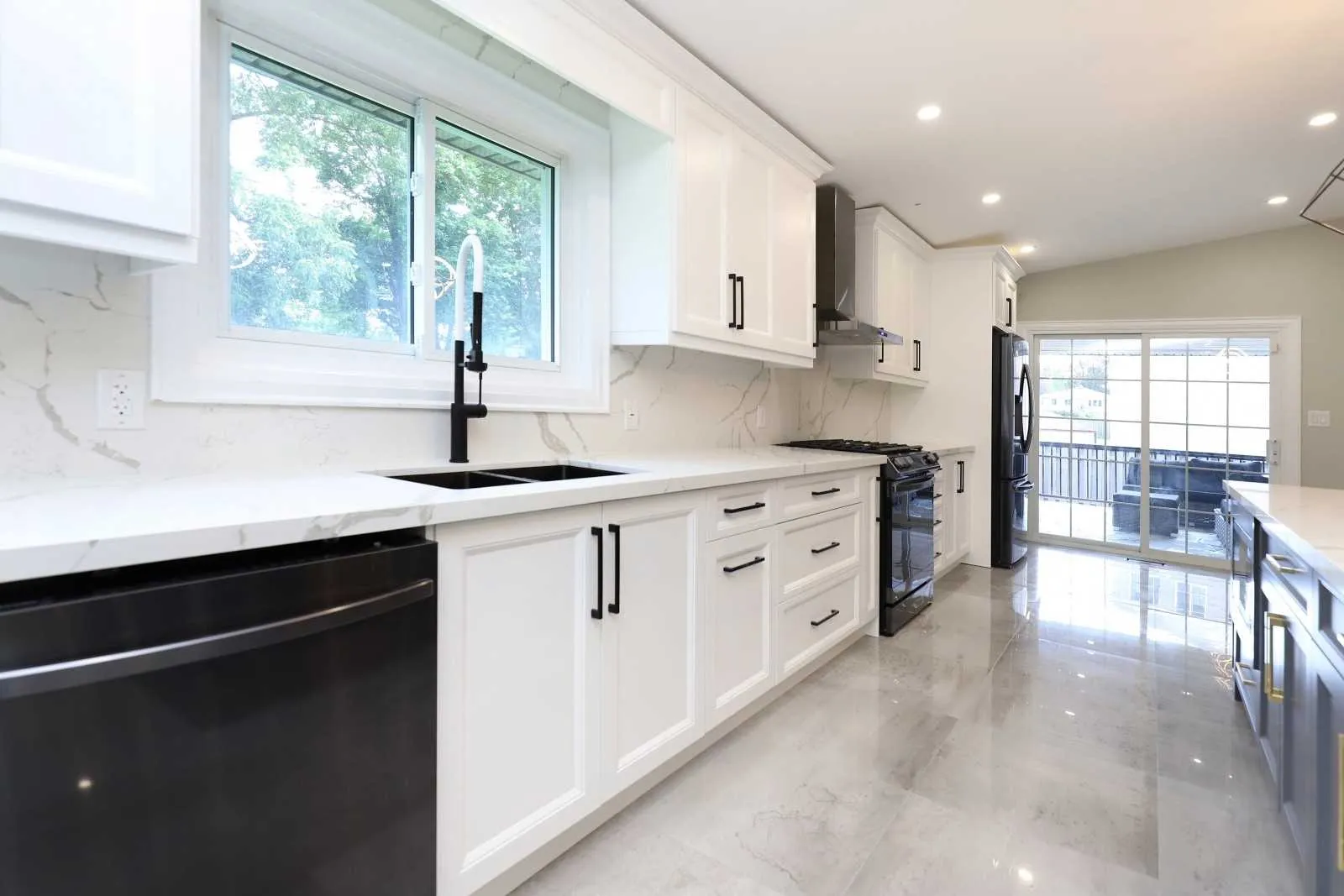 Bramalea Woods Whole-Home Renovation, Brampton, ON — after: Kitchen
