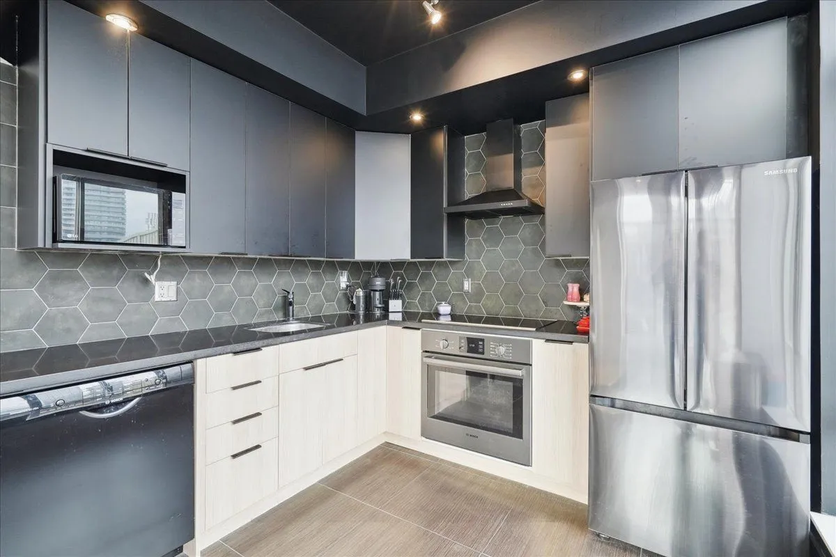 Distillery District Condo Renovation, Toronto, ON — after: Kitchen