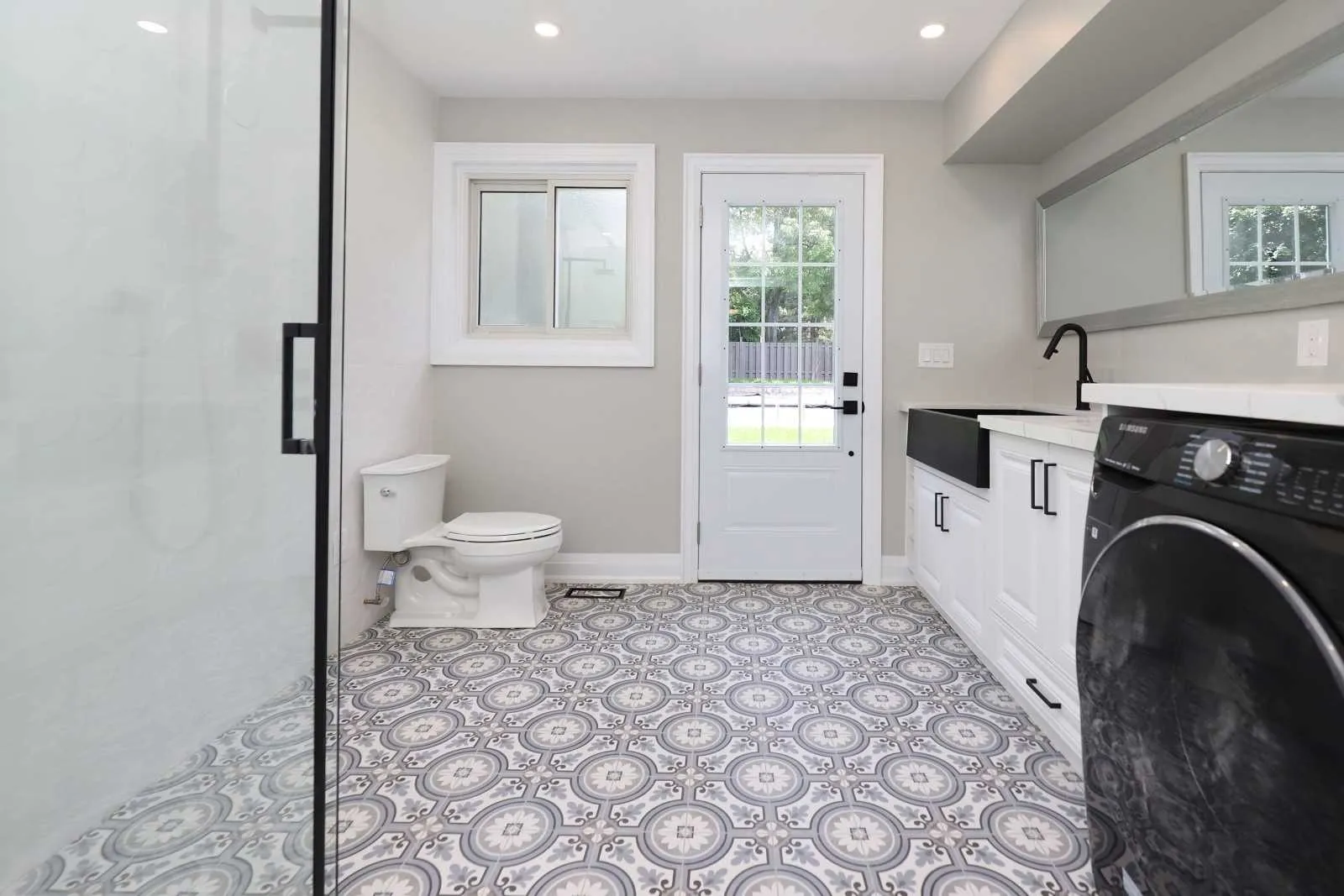 Bramalea Woods Whole-Home Renovation, Brampton, ON — after: Laundry