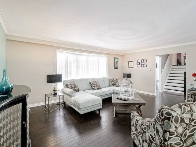 Bramalea Woods Whole-Home Renovation, Brampton, ON — before: Living 2