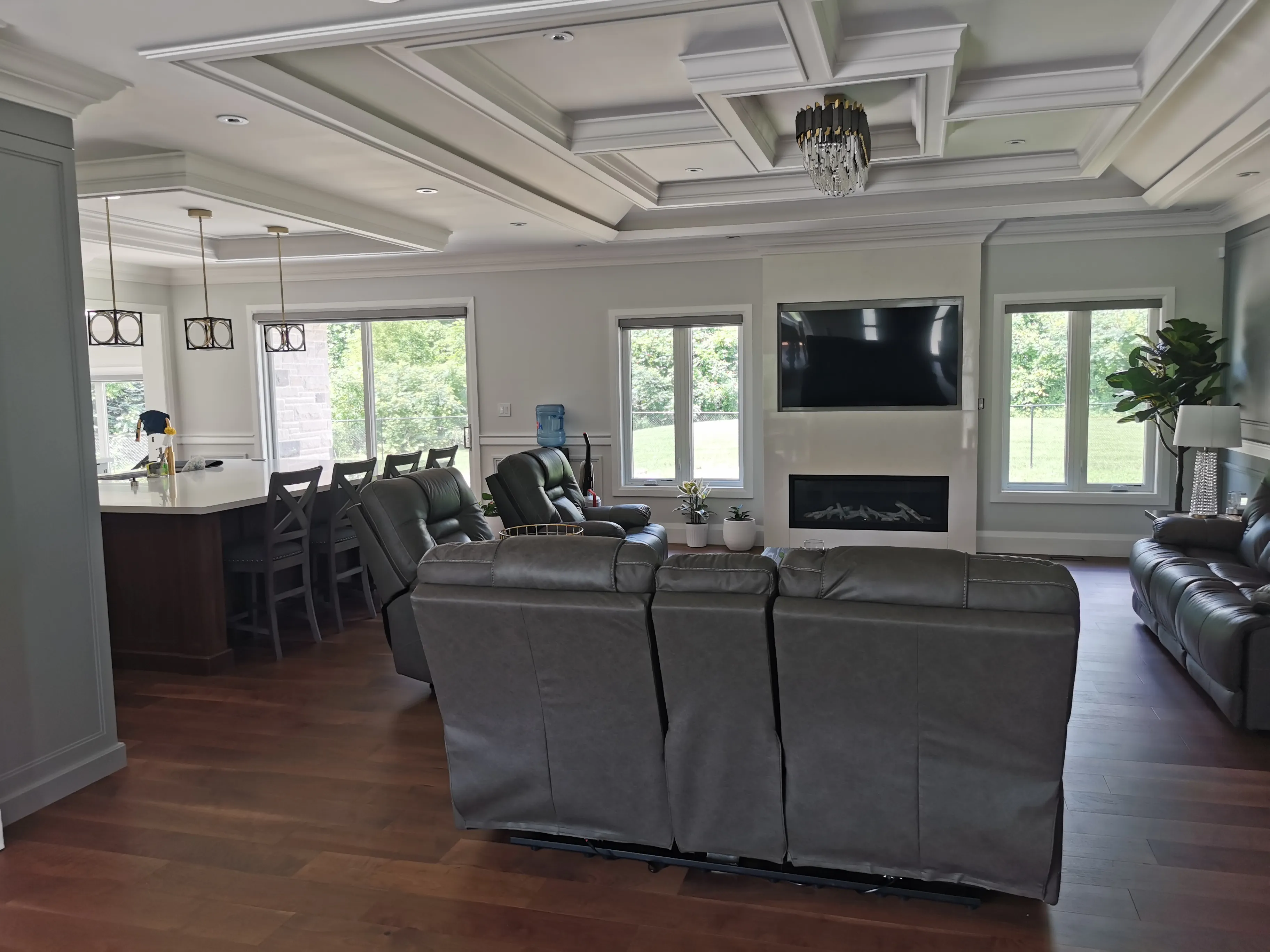 Acton Custom Estate Home, Acton, ON — in progress: Living Room 5
