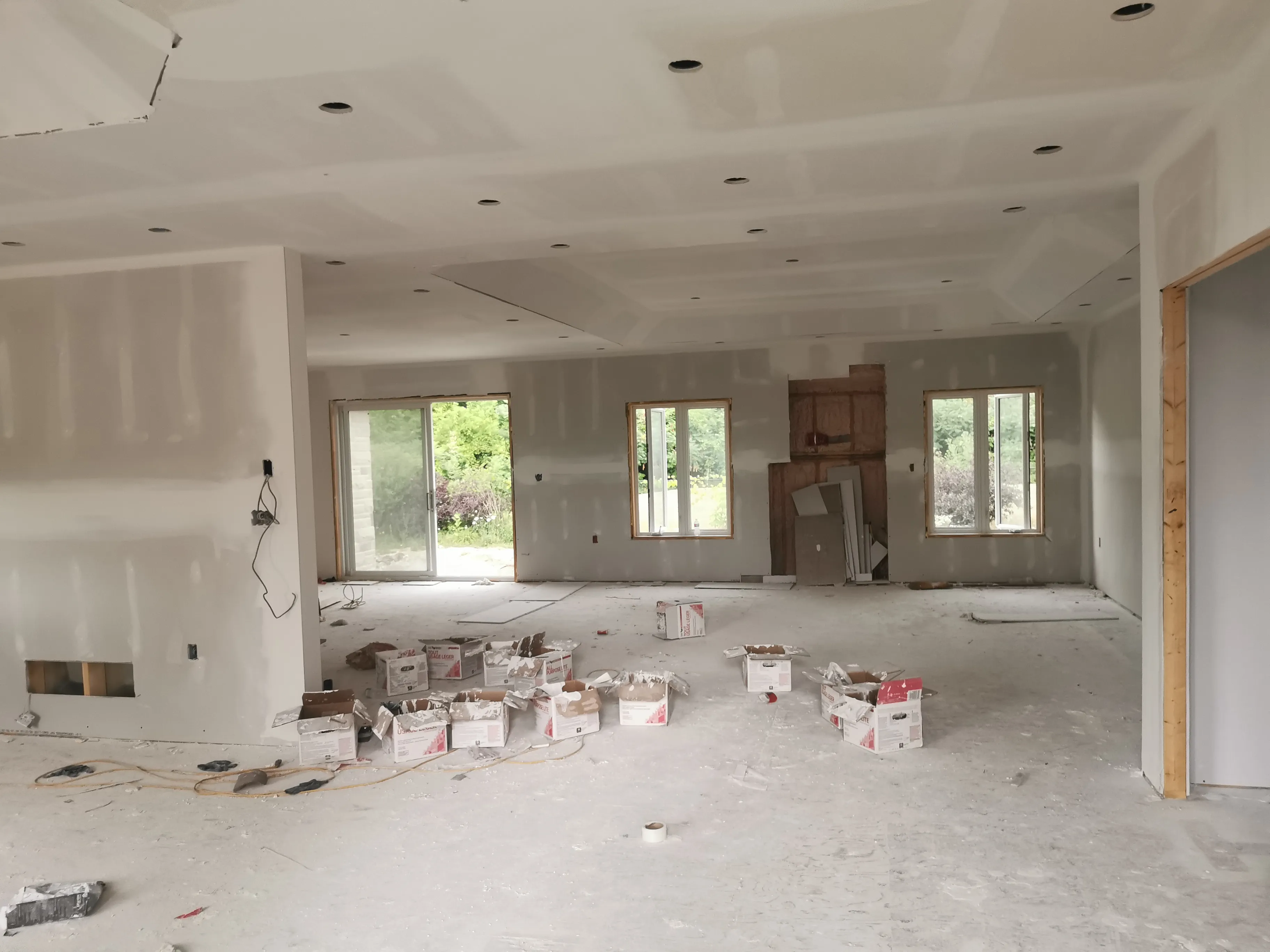 Acton Custom Estate Home, Acton, ON — in progress: Living Room 1