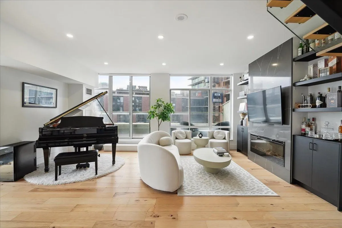 Distillery District Condo Renovation, Toronto, ON — completed: Living
