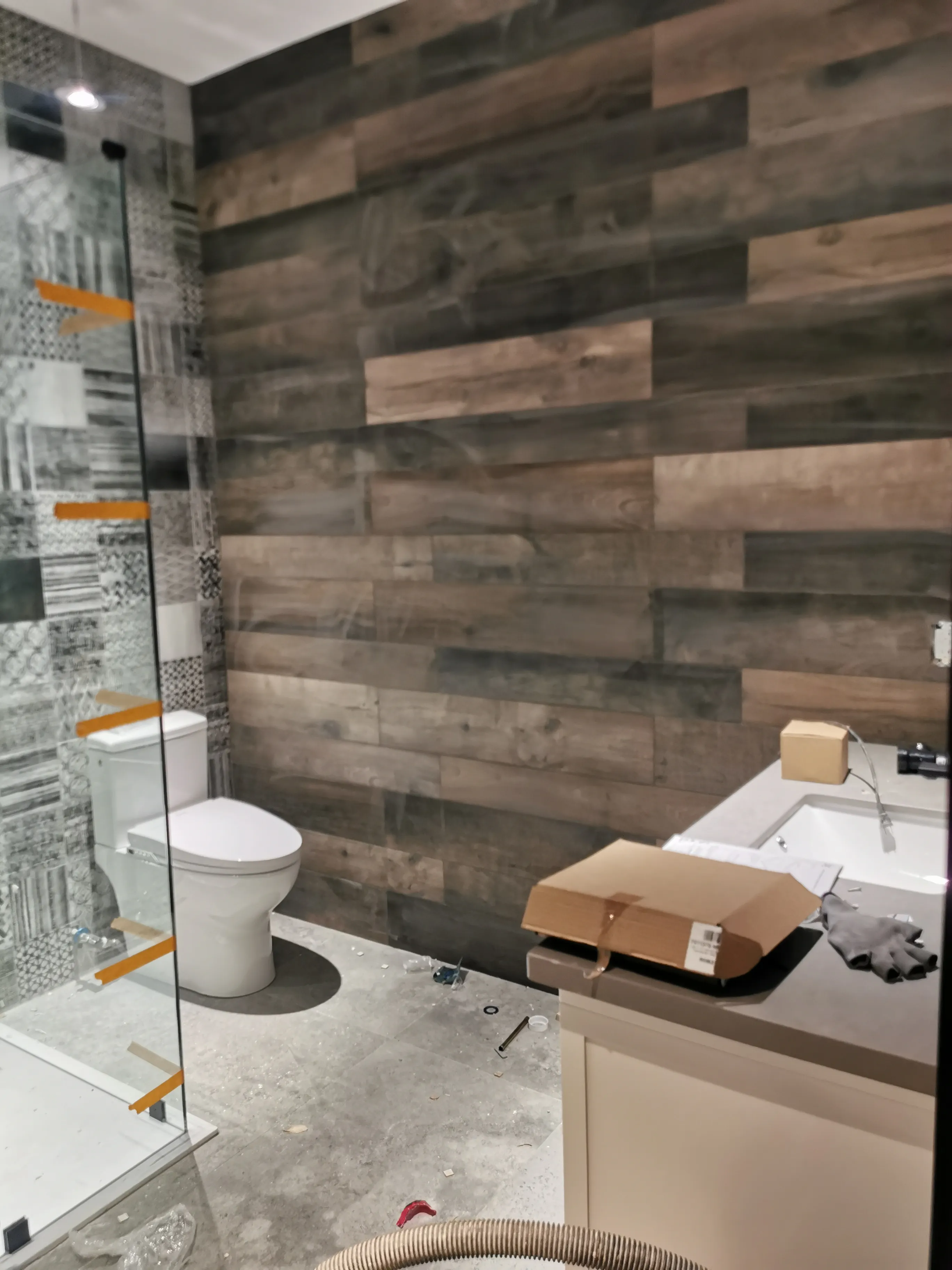Acton Custom Estate Home, Acton, ON — in progress: Main Bath 8