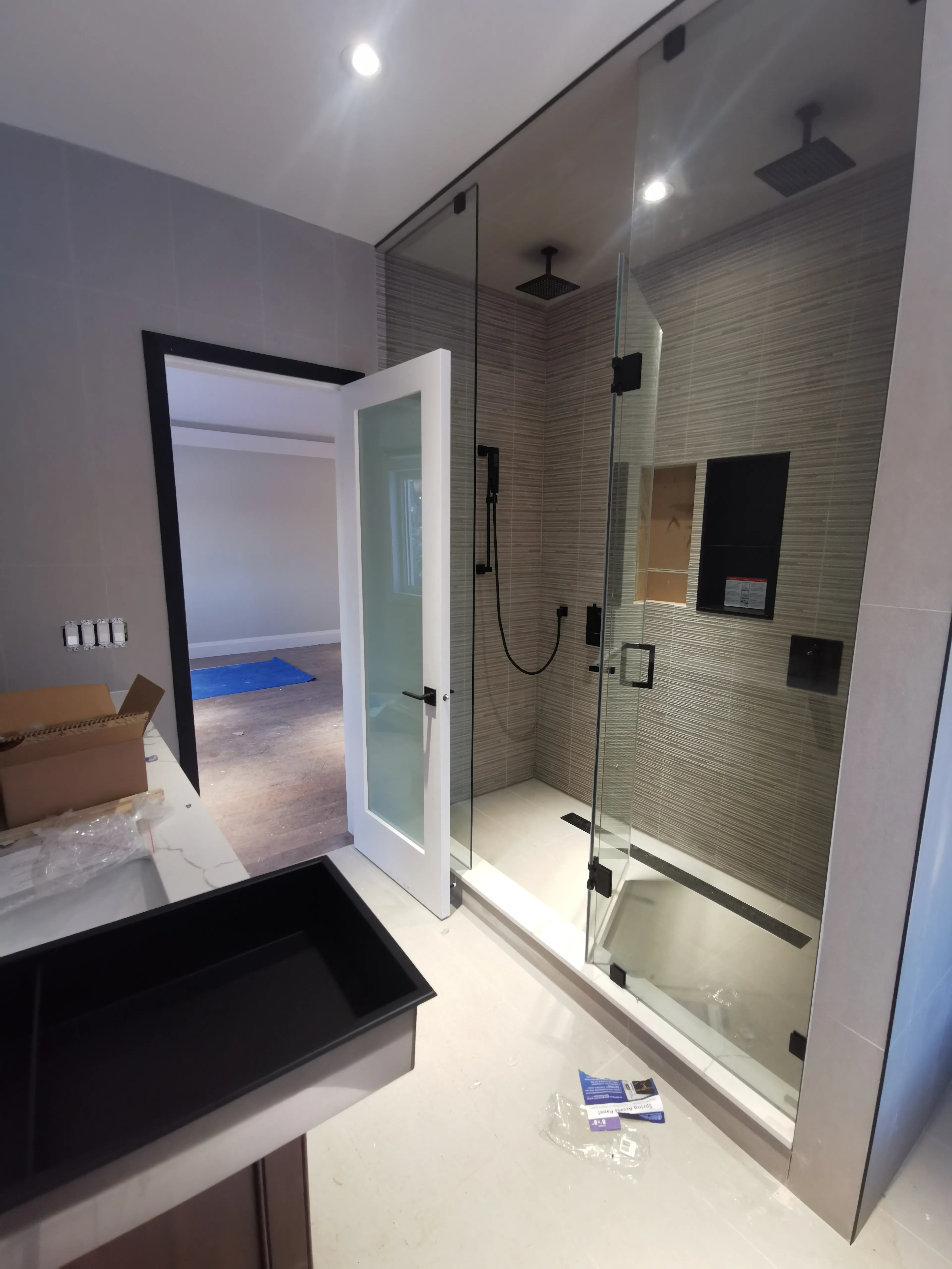 Acton Custom Estate Home, Acton, ON — in progress: Master Bath 13