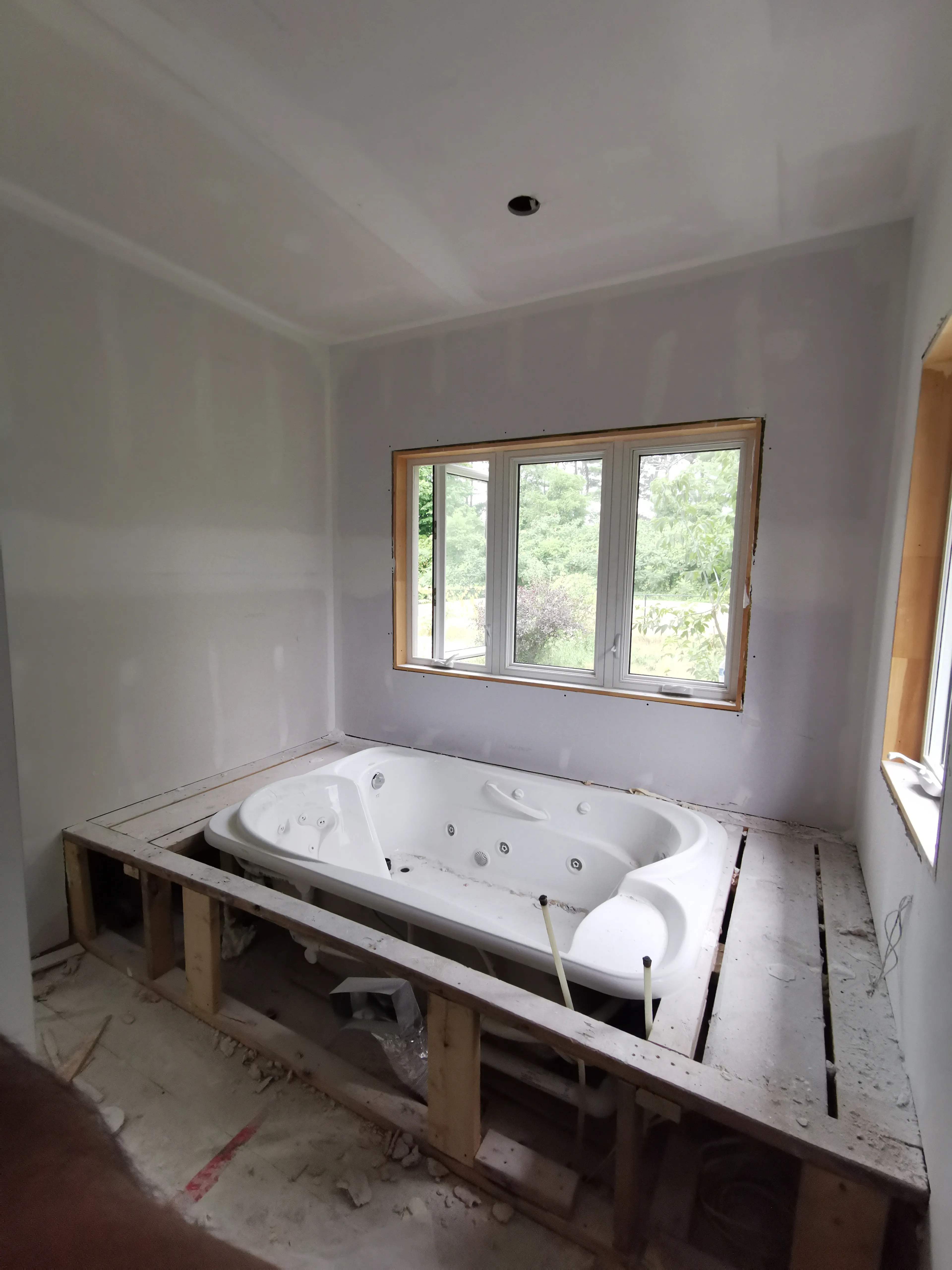 Acton Custom Estate Home, Acton, ON — in progress: Master Bath 2
