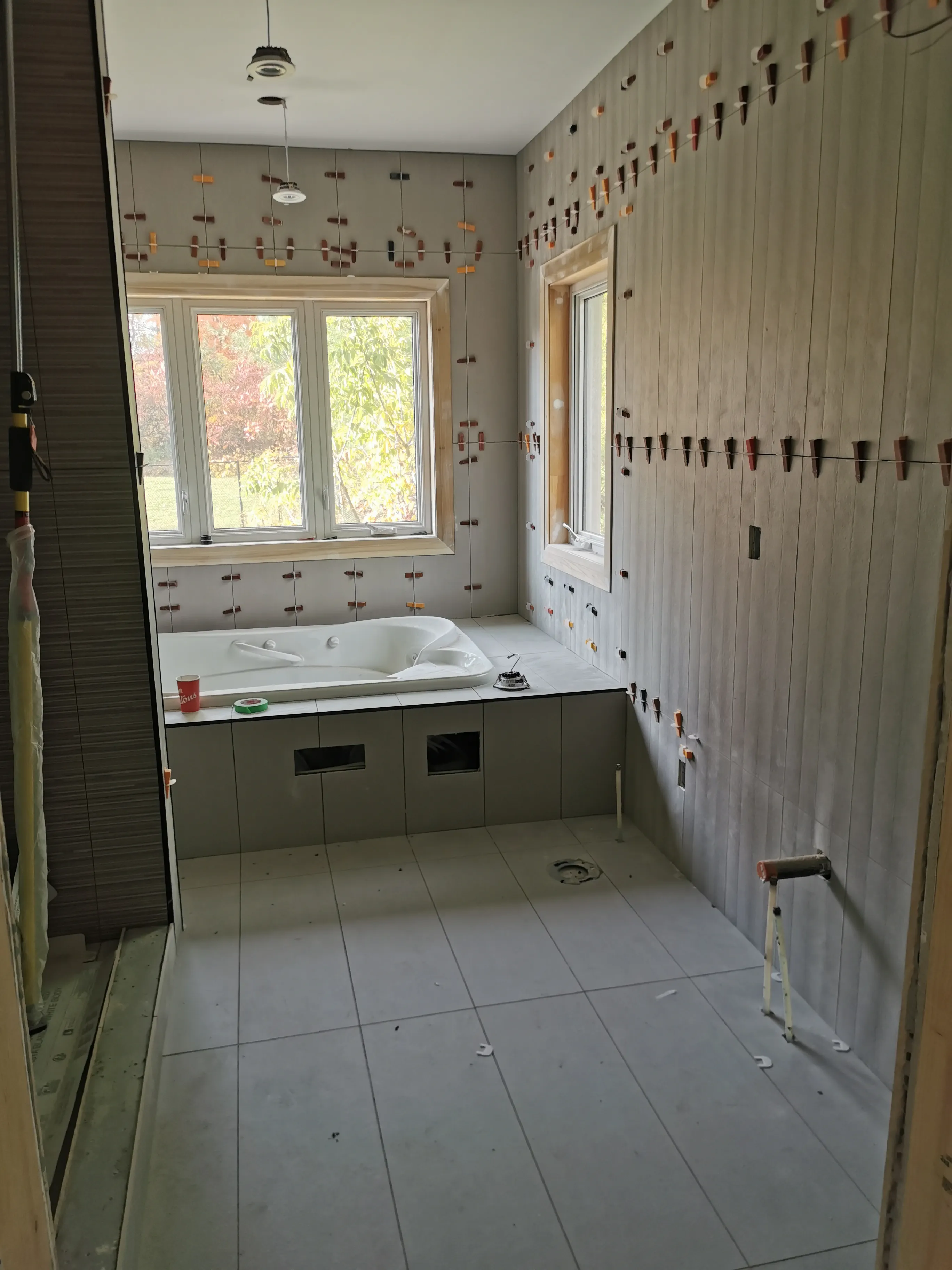 Acton Custom Estate Home, Acton, ON — in progress: Master Bath 5