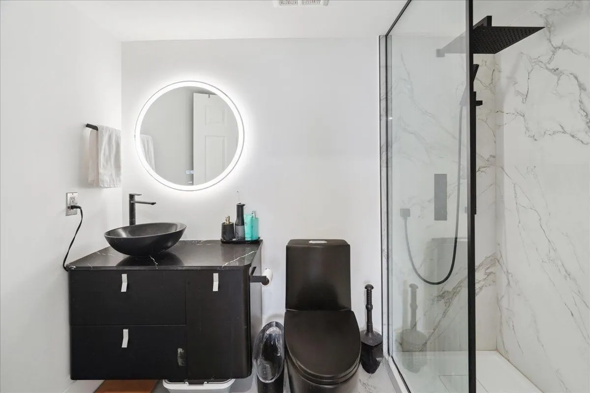 Distillery District Condo Renovation, Toronto, ON — after: Master Bath