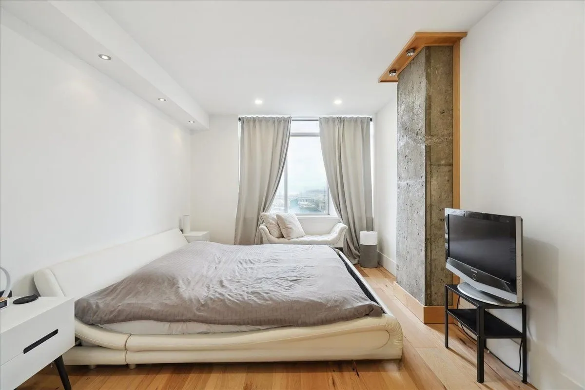 Distillery District Condo Renovation, Toronto, ON — after: Master Bedroom