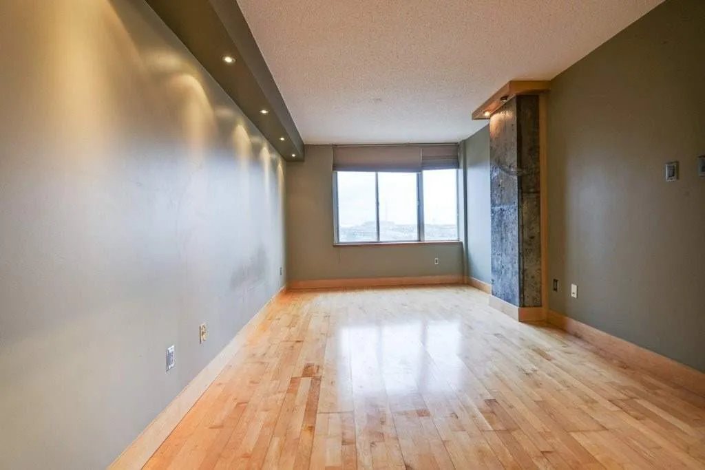 Distillery District Condo Renovation, Toronto, ON — before: Master Bedroom