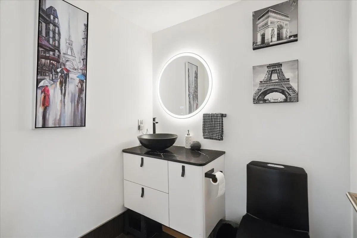 Distillery District Condo Renovation, Toronto, ON — completed: Powder Room