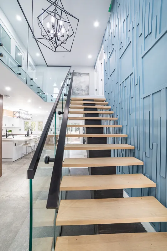 West 5th Whole-Home Renovation, Hamilton Mountain — after: Stairs